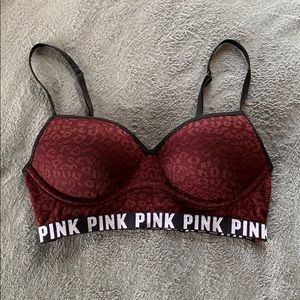 PINK victoria secret push up bralette
